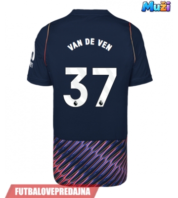 Lacne Muži Futbalové dres Tottenham Hotspur Micky van de Ven #37 2026-27 Krátky Rukáv - Preč